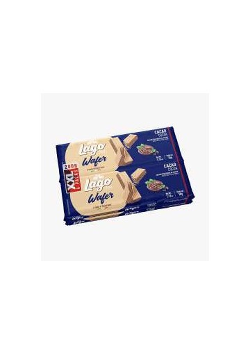 LAGO MULTIPACK WAFER CACAO G.50X4 X32 - Carton de 4 pièces