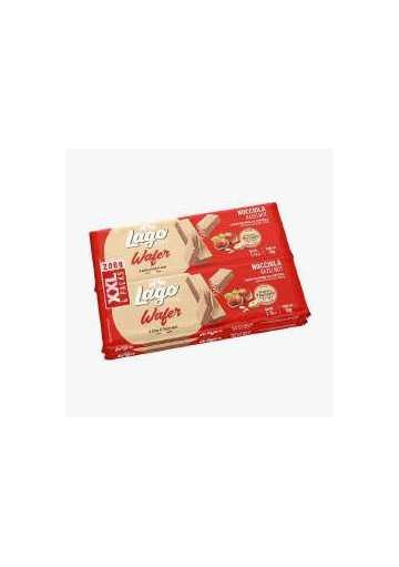 LAGO MULTIPACK WAFER NOCCIO.G.50X4 X32 - Carton de 4 pièces