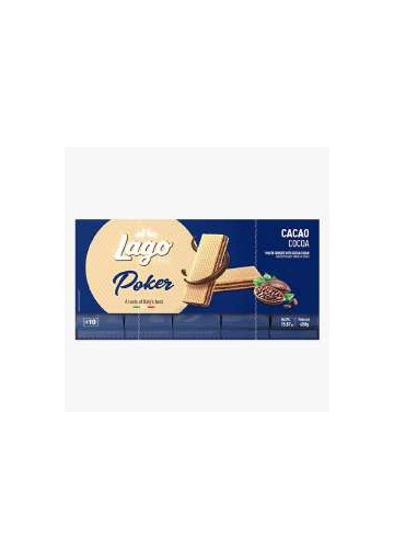LAGO POKER CACAO GR.45X10 PZ.8 - Carton de 8 pièces