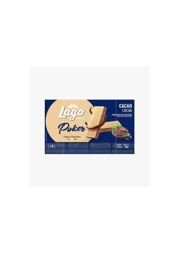 LAGO POKER CACAO GR.45X4 PZ 16 - Carton de 16 pièces