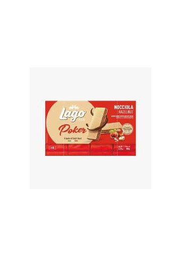 LAGO POKER NOCCIOLA GR 45X4 PZ 16 - Carton de 16 pièces