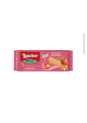 LOACKER STRAWBERRY GR.175 PZ.18 - Carton de 18 pièces