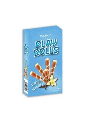 PLAYTIME ROLLS VANIGLIA GR 150X16 - Carton de 16 pièces