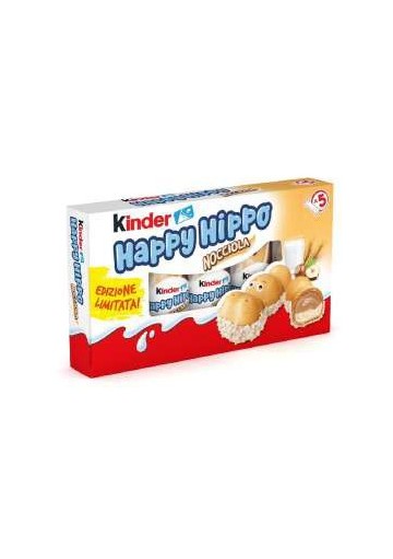 FERRERO KINDER HAPPY HIPPO NOCCIOL.T5X10 - Carton de 10 pièces
