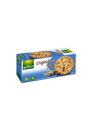 GULLON DIGESTIVE AVENA CHOCO GR.265 PZ12 - Carton de 12 pièces
