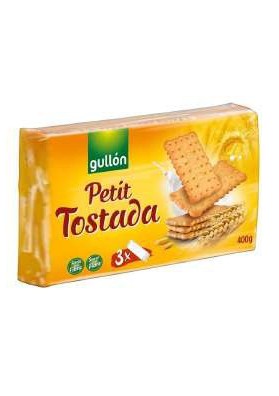 GULLON PETIT TOSTADA GR.400X8 - Carton de 8 pièces