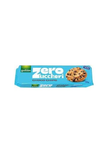 GULLON ZERO ZUCCHERI CHOCOCHIPS GR150X12 - Carton de 12 pièces