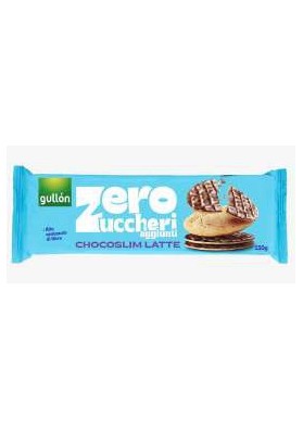 GULLON ZERO ZUCC.CHOCOSLIM LATTE G150X12 - Carton de 12 pièces