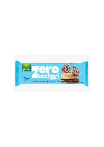 GULLON ZERO ZUCC.CHOCOSLIM LATTE G150X12 - Carton de 12 pièces