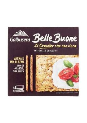 GALBUSERA B.B.CRACKER AVENA\SEMI GR200X8 - Carton de 8 pièces