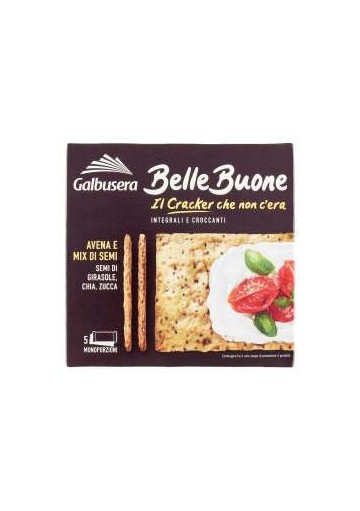 GALBUSERA B.B.CRACKER AVENA\SEMI GR200X8 - Carton de 8 pièces
