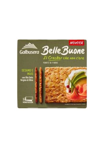 GALBUSERA B.B.CRACKER SESAMO GR.200 PZ.8 - Carton de 8 pièces