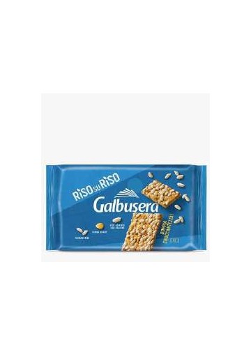 GALBUSERA CRACKERS RISOSURISO GR.380 PZ6 - Carton de 6 pièces