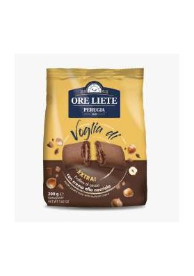 ORE LIETE BISC.CACAO E NOCCIOLA GR200X12 - Carton de 12 pièces
