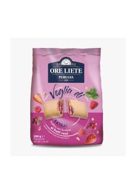 ORE LIETE BISC.FRUTTI ROSSI GR200X12 - Carton de 12 pièces