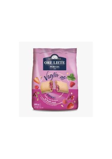 ORE LIETE BISC.FRUTTI ROSSI GR200X12 - Carton de 12 pièces