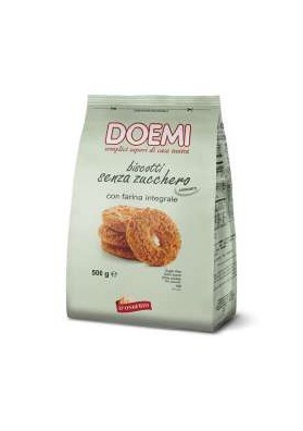 DOEMI BISCOTTI S/ZUCCHERO GR.500 PZ.12 - Carton de 12 pièces