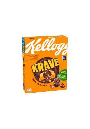 KELLOGG'S CHOCO KRAVE G.410 PZ.10 - Carton de 10 pièces