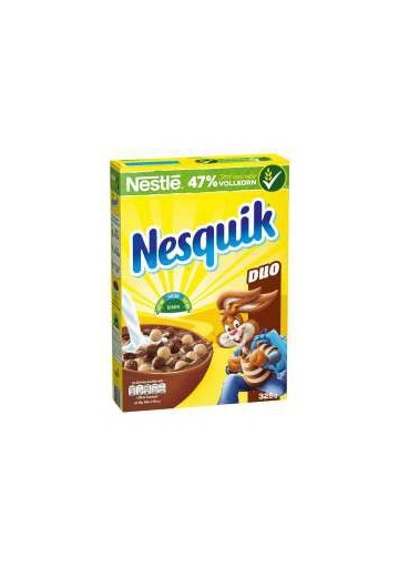 NESTLE' NESQUIK DUO CEREALI G.325 PZ.14 - Carton de 14 pièces