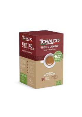 TORALDO CAFFÈ KIT FORTE.C.T50 CIALDE PZ8 - Carton de 8 pièces